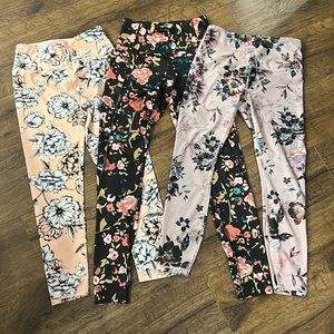 Floral Print Performance Legging Bundle